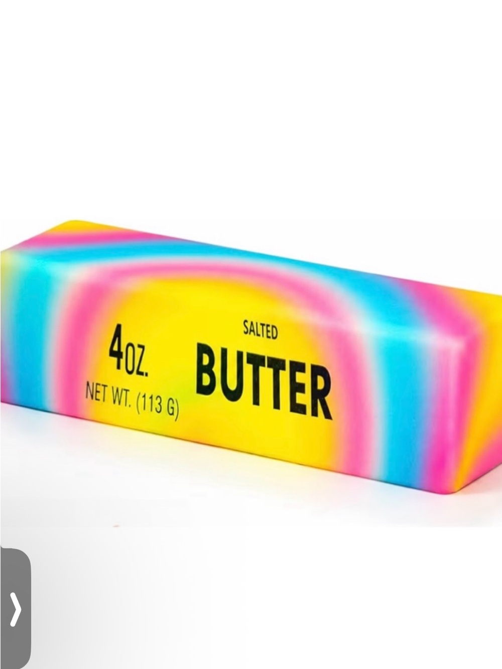 Butter Rainbow Squish Bar — Yellow Pink Blue